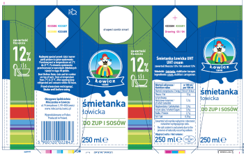 Łowicz.śmietanka 0,25L ŁOWICKA UHT 12%   [12] zakrętka
