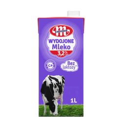 Mlekov.MLEKO 1L WYDOJONE BEZ LAKT.UHT 3,2% [12]