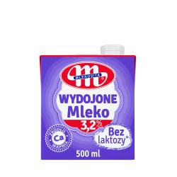 Mlekov.MLEKO 500ml WYDOJONE BEZ LAKT.UHT 3,2% [12]