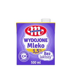 Mlekov.MLEKO 500ml WYDOJONE BEZ LAKT.UHT1,5% [12]