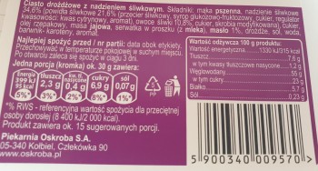 Oskroba STRUCLA ŚLIWKOWA 450g [9]