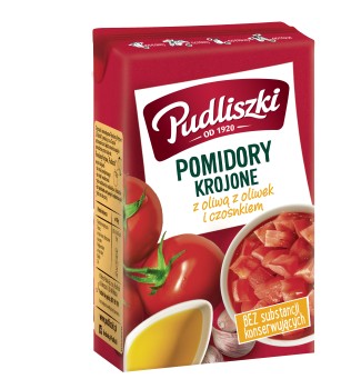 Pudliszki POMIDORY 390g KROJ.OL.OLIWA CZOSNEK [16]