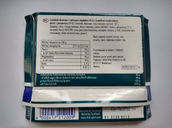 RITTER SPORT CZEK.100g GORZKA MIGDAŁ/POMAR.  [12]   U