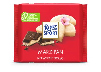 RITTER SPORT CZEK.100g MARZIPAN  [12]