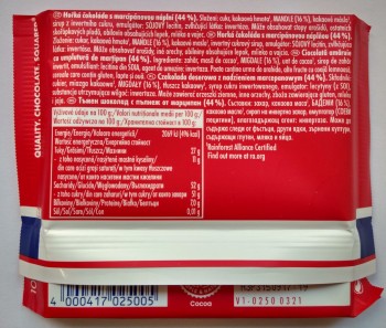 RITTER SPORT CZEK.100g MARZIPAN  [12]