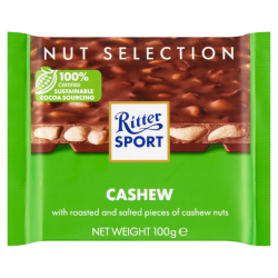 RITTER SPORT CZEK.100g ML. Z ORZECH. NERKOWCA  [12]