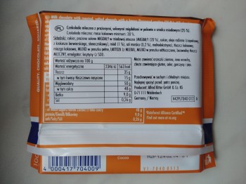 RITTER SPORT CZEK.100g ML.Z CAŁ.MIGDAŁAMI SÓL i MIÓD   [11] 25%