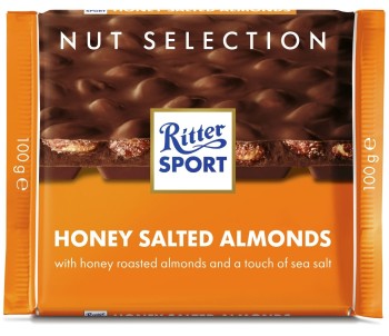 RITTER SPORT CZEK.100g ML.Z CAŁ.MIGDAŁAMI SÓL i MIÓD   [11] 25%