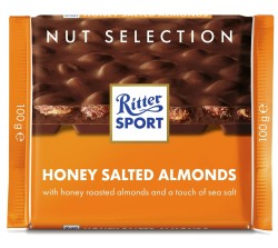 RITTER SPORT CZEK.100g ML.Z CAŁ.MIGDAŁAMI SÓL i MIÓD   [11] 25%