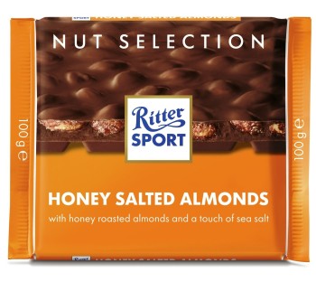 RITTER SPORT CZEK.100g ML.Z CAŁ.MIGDAŁAMI SÓL i MIÓD   [11] 25%