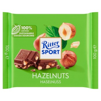 RITTER SPORT CZEK.100g ML.Z CIĘ.ORZECH.LAS. [12]