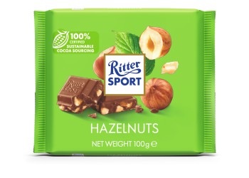 RITTER SPORT CZEK.100g ML.Z CIĘ.ORZECH.LAS. [12]