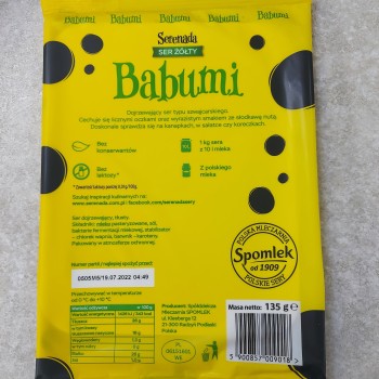 Spomlek SER SERENADA 135g BABUNI plastry KOPERTA [17]