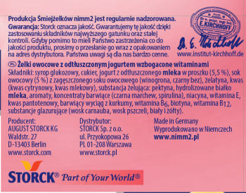 Storck.Nimm2 Śmiejżelki 100g JOGURT [18]