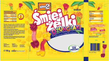 Storck.Nimm2 Śmiejżelki 90g DŻUNGLAKI [24]
