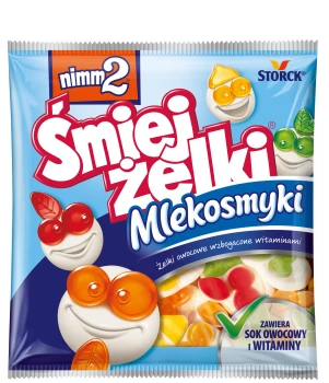 Storck.Nimm2 Śmiejżelki 90g Mlekosmyki [24]