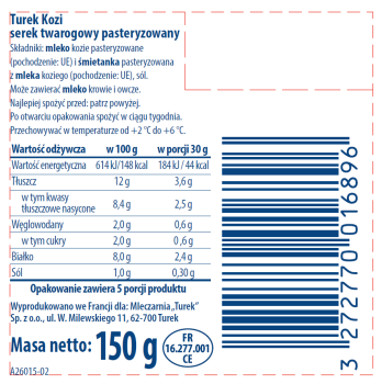 Turek KOZI 150g ŁAGODNY  [6]