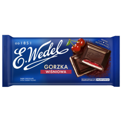 WEDEL CZEK.100g GORZKA Z WIŚNIAMI [20]