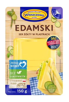 Włoszczowa SER PLASTRY 150g EDAMSKI [10]
