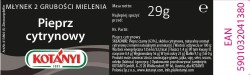 KOTANYI Młynek 29g PIEPRZ CYTRYNOWY  [4]