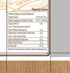 CZANIECKI 250g MUSZLA Z BŁONNIKIEM [12]