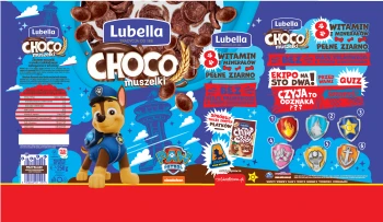 Lubella PŁATKI 250g CHOCO MUSZELKI [12]