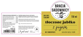 BRACIA SADOWNICY 750ml tłoczone jabłko z pigwą  [6]