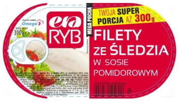 ERA RYB FILET ŚLEDŹ W S.POMIDOROWYM 300g  [8]