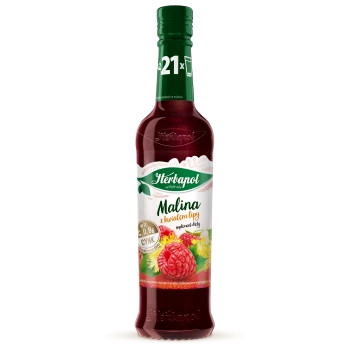 Herbapol SYROP 420ml MALINA z LIPĄ [8]