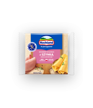 Hochland PLASTRY 130g Topione SZYNKA [10]