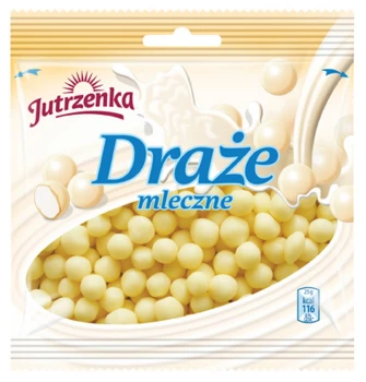 JUTRZENKA DRAŻE MLECZNE 80g         [24]