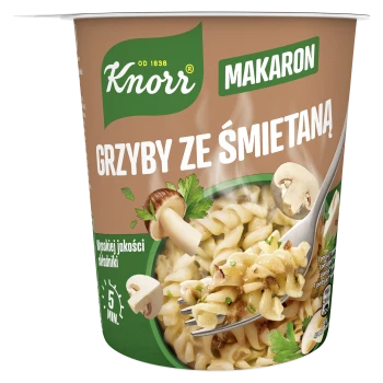 Knorr K DANIE MAKARON 59g GRZYBY/ŚMIETANA  [8]