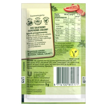 Knorr Sos sałatkowy PAPRYKOWO-ZIOŁOWY    [40]