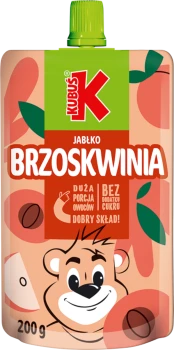 Kubuś MUS 200g JABŁKO-BRZOSKWINIA [10]