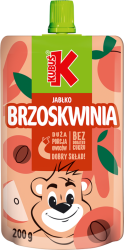 Kubuś MUS 200g JABŁKO-BRZOSKWINIA [10]