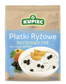 Kupiec PŁATKI 250g RYŻ. BŁYSK.  FOLIA    [6]