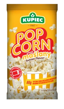 Kupiec POPCORN 80g MAŚLANY DO MIKROF.  [25]