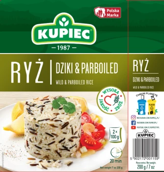 Kupiec RYŻ DZIKI PARBOILED 2*100   [6]