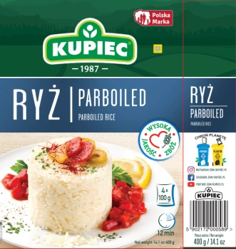Kupiec RYŻ PARABOILED 4*100g.  [12]