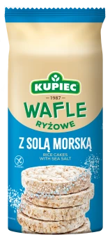 Kupiec WAFLE RYŻOWE 120g Z SOLĄ   [14]