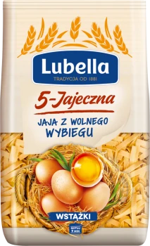 Lubella MAKARON 400g 5-jajeczna WSTĄŻKI [12]