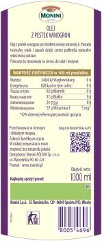 Monini OLEJ 1L Z PESTEK WINOGRON [6]