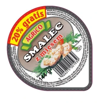 AGRiCO Smalec z mięsem 144 g