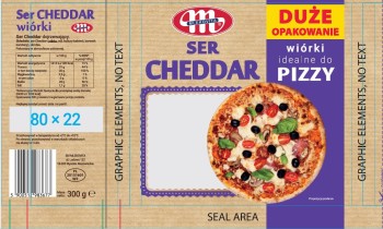 Mlekovita Ser Cheddar Wiórki 300G
