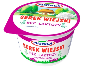 Piątnica serek wiejski bez laktozy 200 g