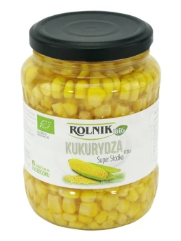 Kukurydza Konserwowa Super Słodka Bio 370 Ml Rolnik