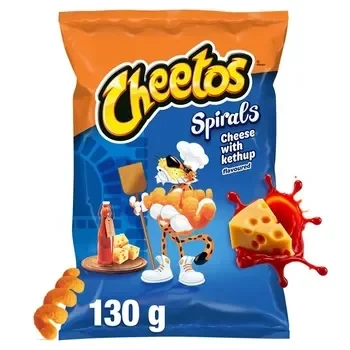 Cheetos Chrupki kukurydziane o smaku serowo-ketchupowym 130 g