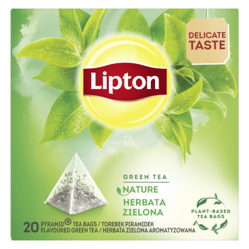 Lipton Fresh Nature Herbata zielona aromatyzowana 28 g (20 torebek)