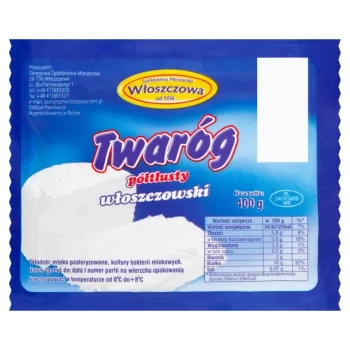 Twaróg Półtłusty Kostka 400 G