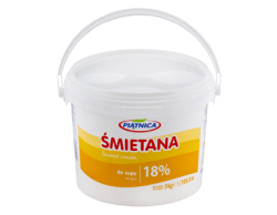 Śmietana 18%Piątnica 3 Kg Horeca